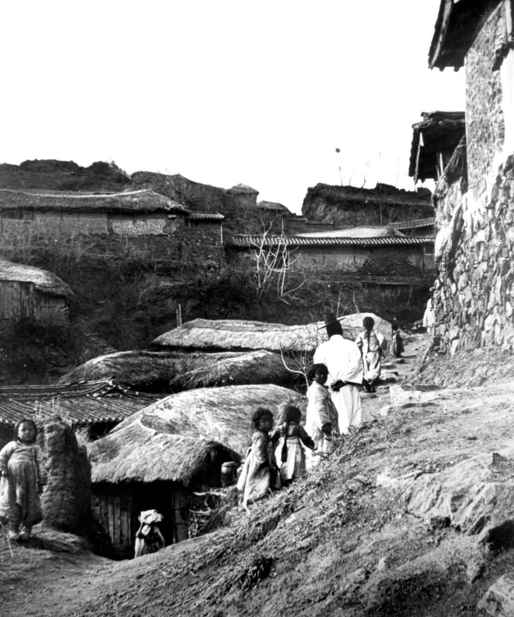 Koreanska barn, 1900 av Unbekannt