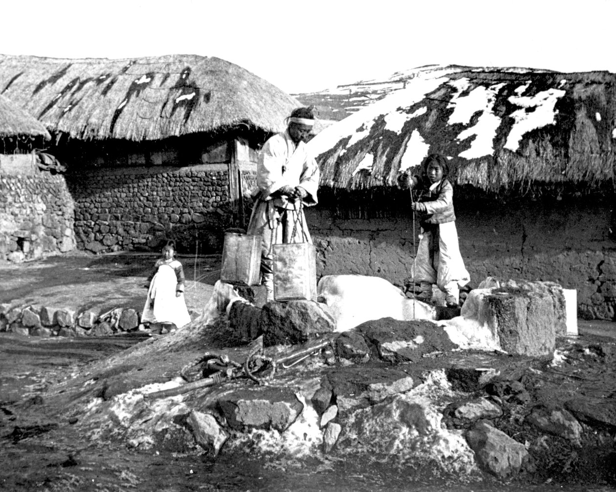 Koreanska bybor, Korea, 1900 av Unbekannt