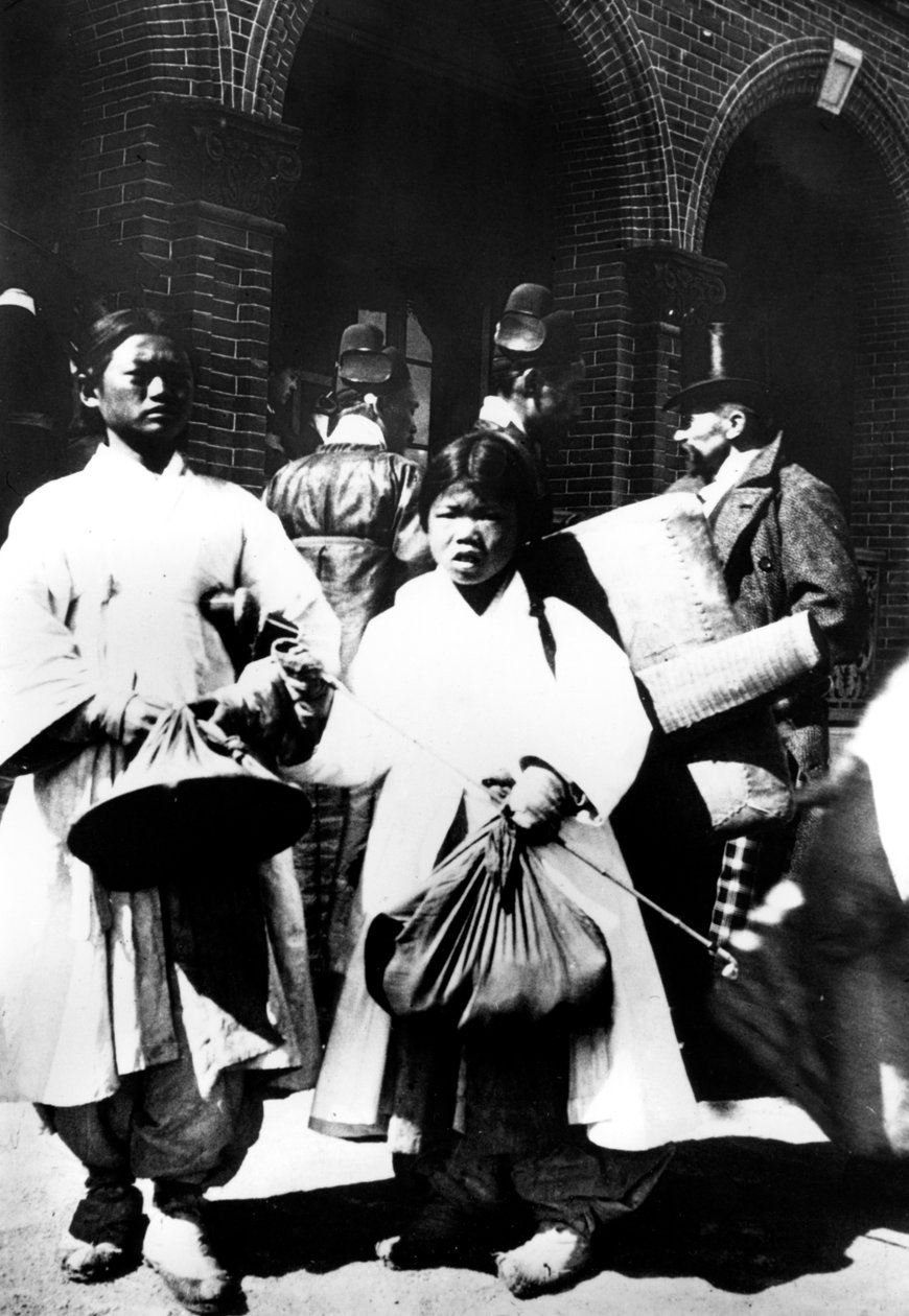 Koreaner, Korea, 1900 av Unbekannt