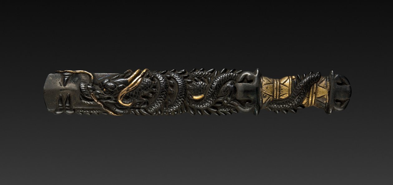 Kozuka handtag, 1800-tal. av Unbekannt