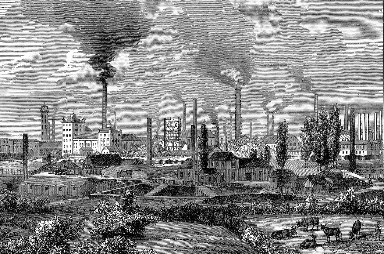 Krupps verk, Essen, Tyskland, 1896 av Unbekannt