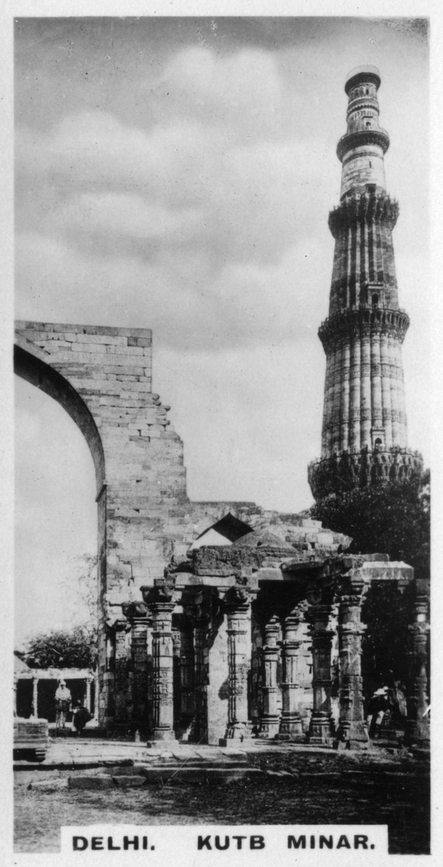Kutub Minar, Delhi, Indien, c1925 av Unbekannt