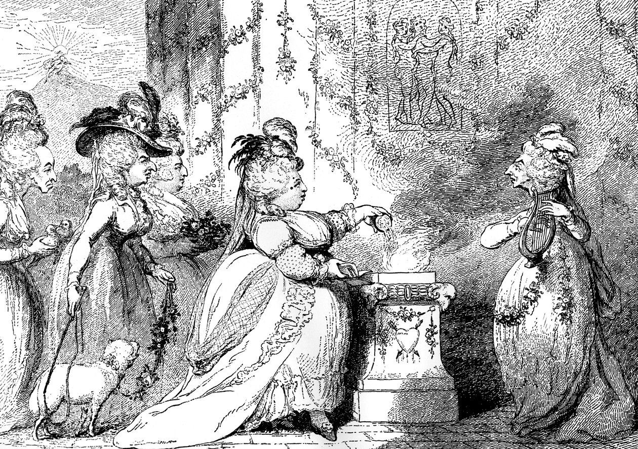 The Belle Assemblee, 1787 av Unbekannt