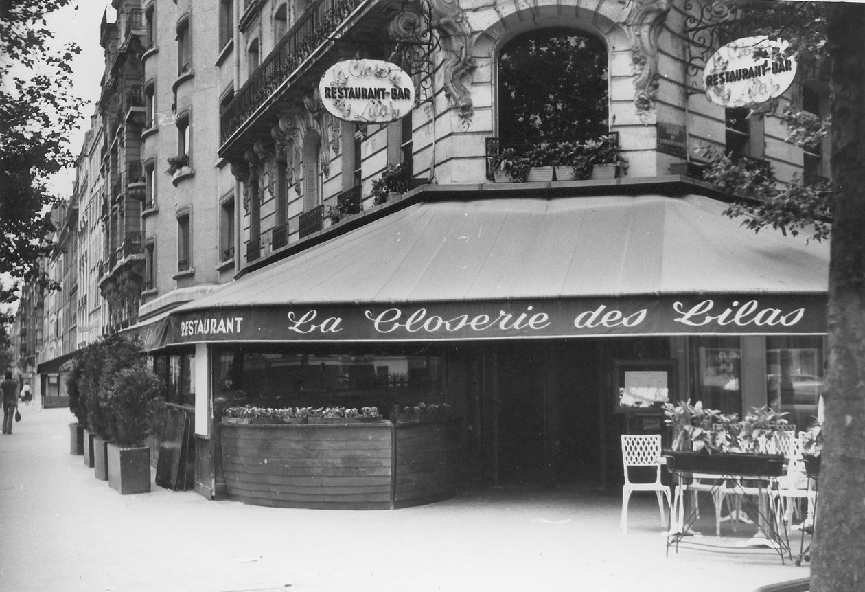 La Closerie des Lilas, Montparnasse. av Unbekannt