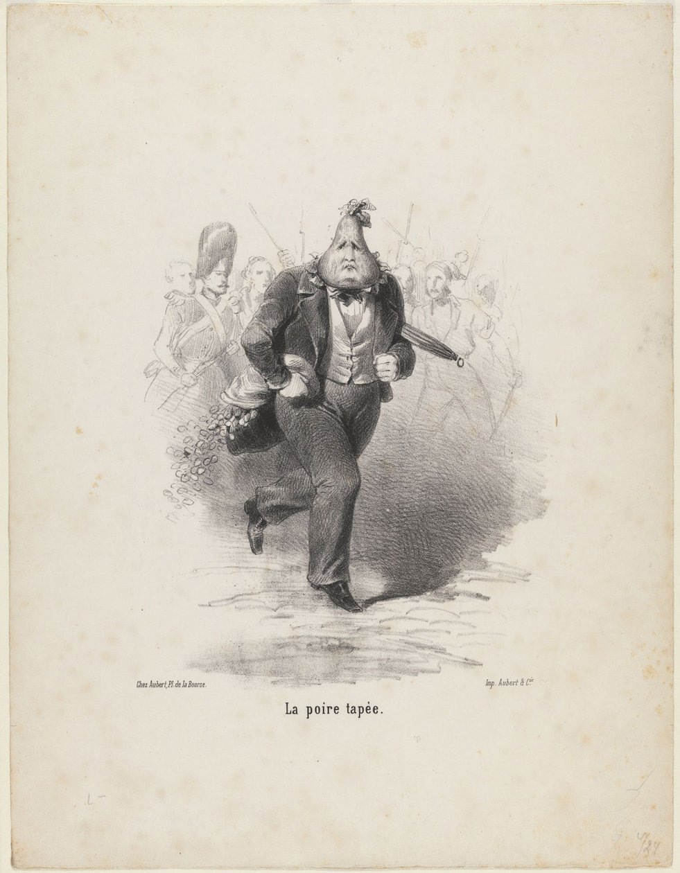 The Tapped Pear, ca 1848 av Unbekannt