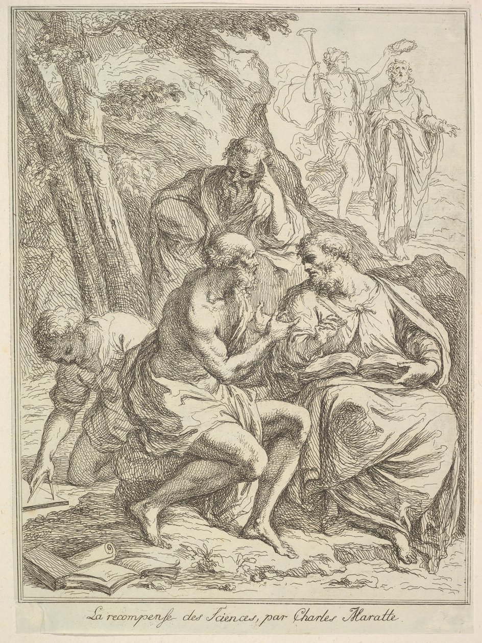 Vetenskapspriset, 1640-1713. av Unbekannt