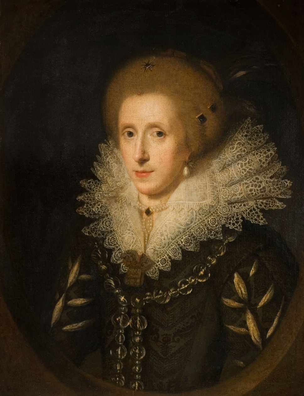Lady of the Brereton Family, 1600-1625. av Unbekannt