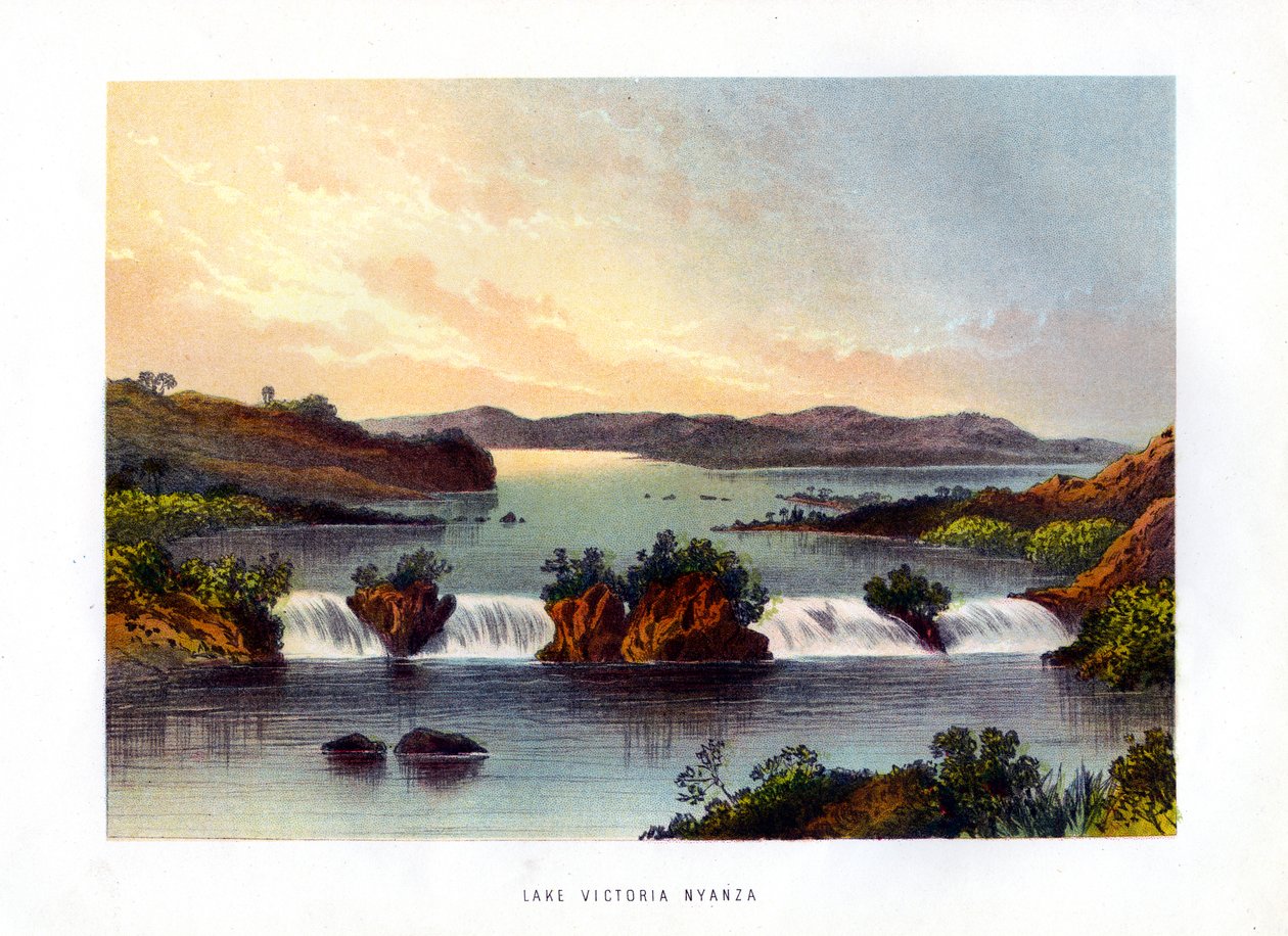 Victoriasjön Nyanza, c1840-1900 av Unbekannt