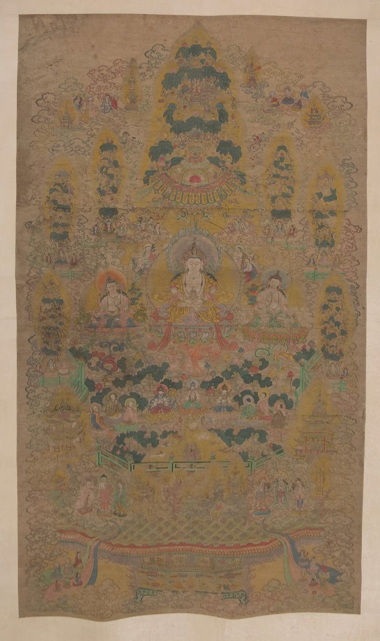 Lamaist Mandala, 1600-talet. av Unbekannt