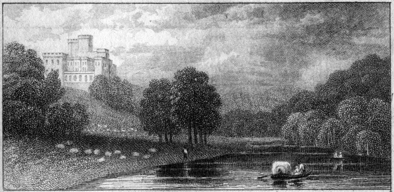 Lambton Castle, County Durham, 1800-talet av Unbekannt