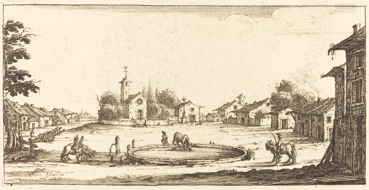 Landskap, i eller efter 1635. av Unbekannt