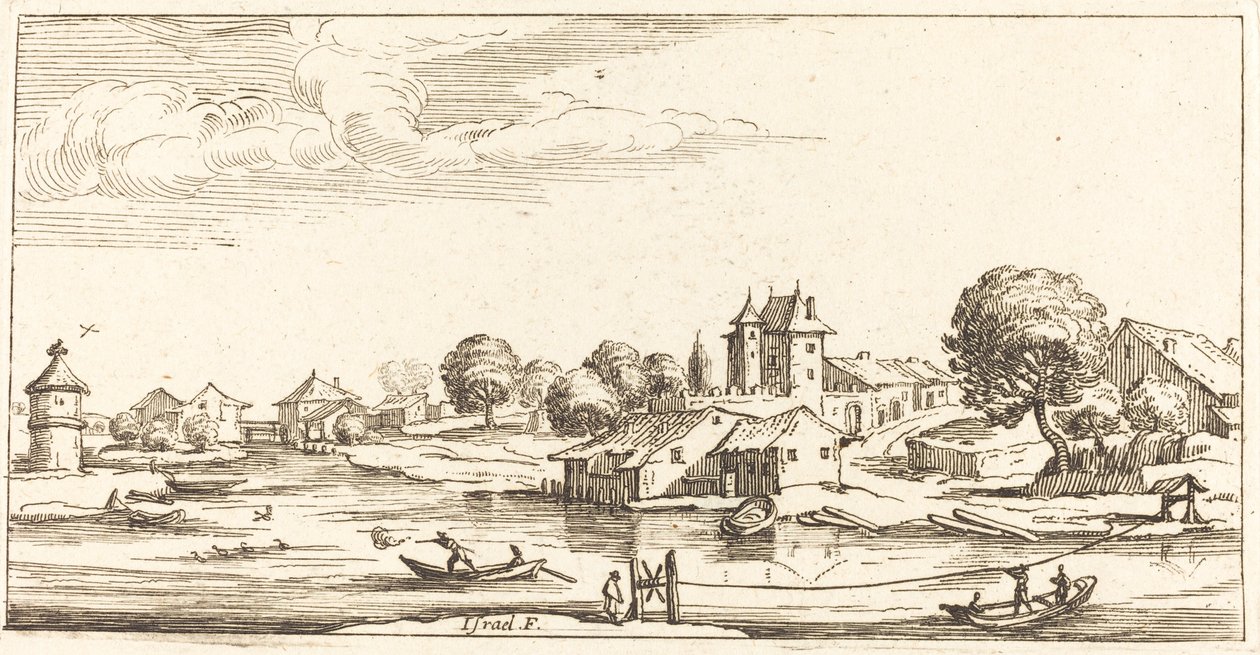Landskap, i eller efter 1635. av Unbekannt