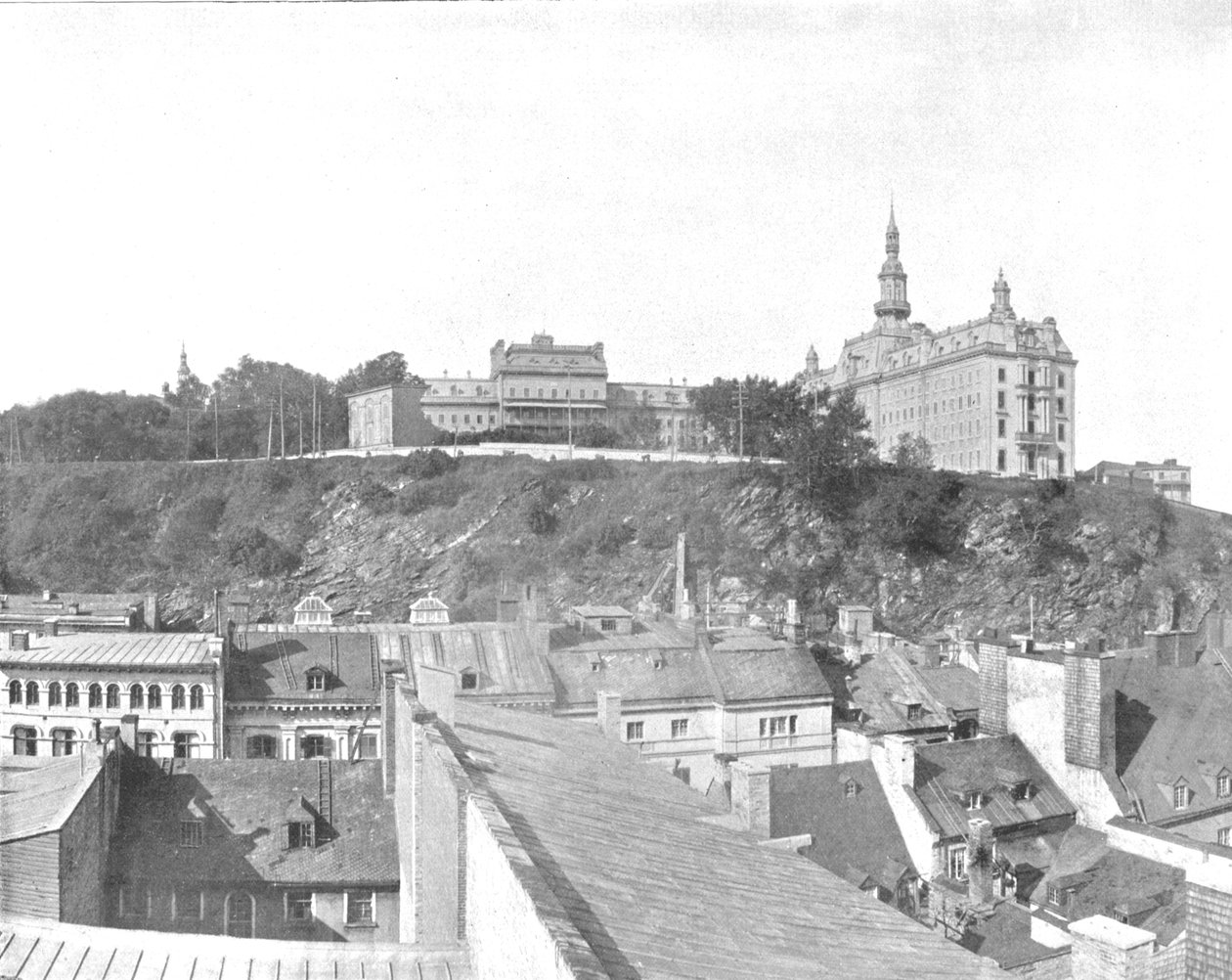 Laval University Buildings, City of Quebec, Kanada, c1900. av Unbekannt