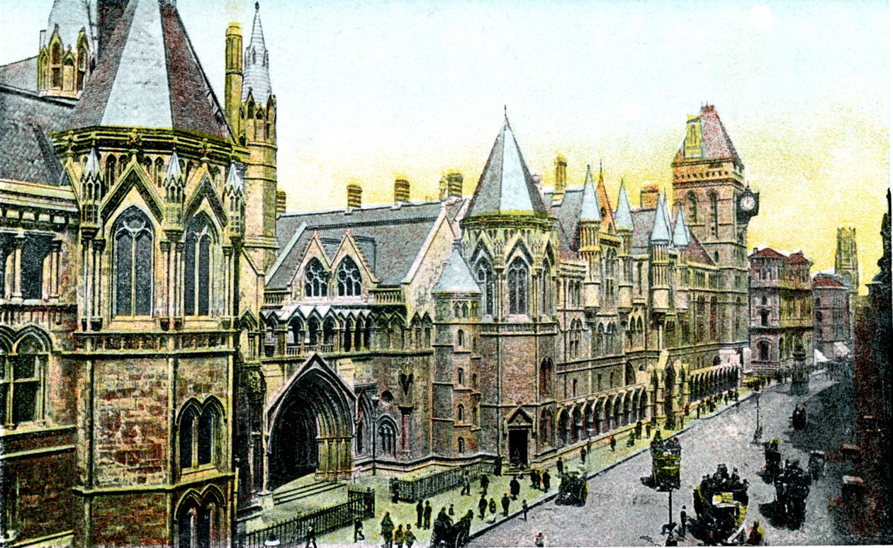 Law Courts, London, 1900-talet av Unbekannt