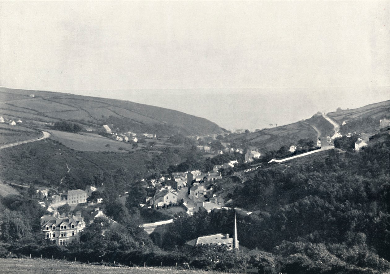 Laxey - Allmän syn, 1895 av Unbekannt