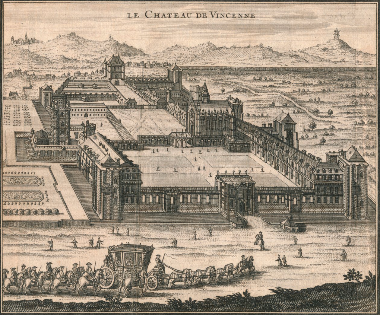 Chateau De Vincennes, 1723. av Unbekannt