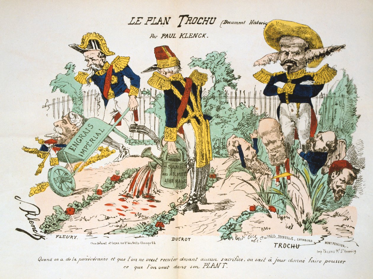 Le Plan Trochu, 1870-1871 av Unbekannt