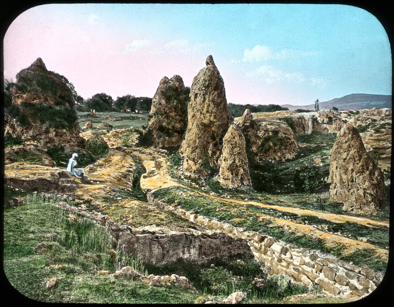 Det arabiska bröllopet, Hammam Meskoutine, Algeriet, c1800-talet av Unbekannt