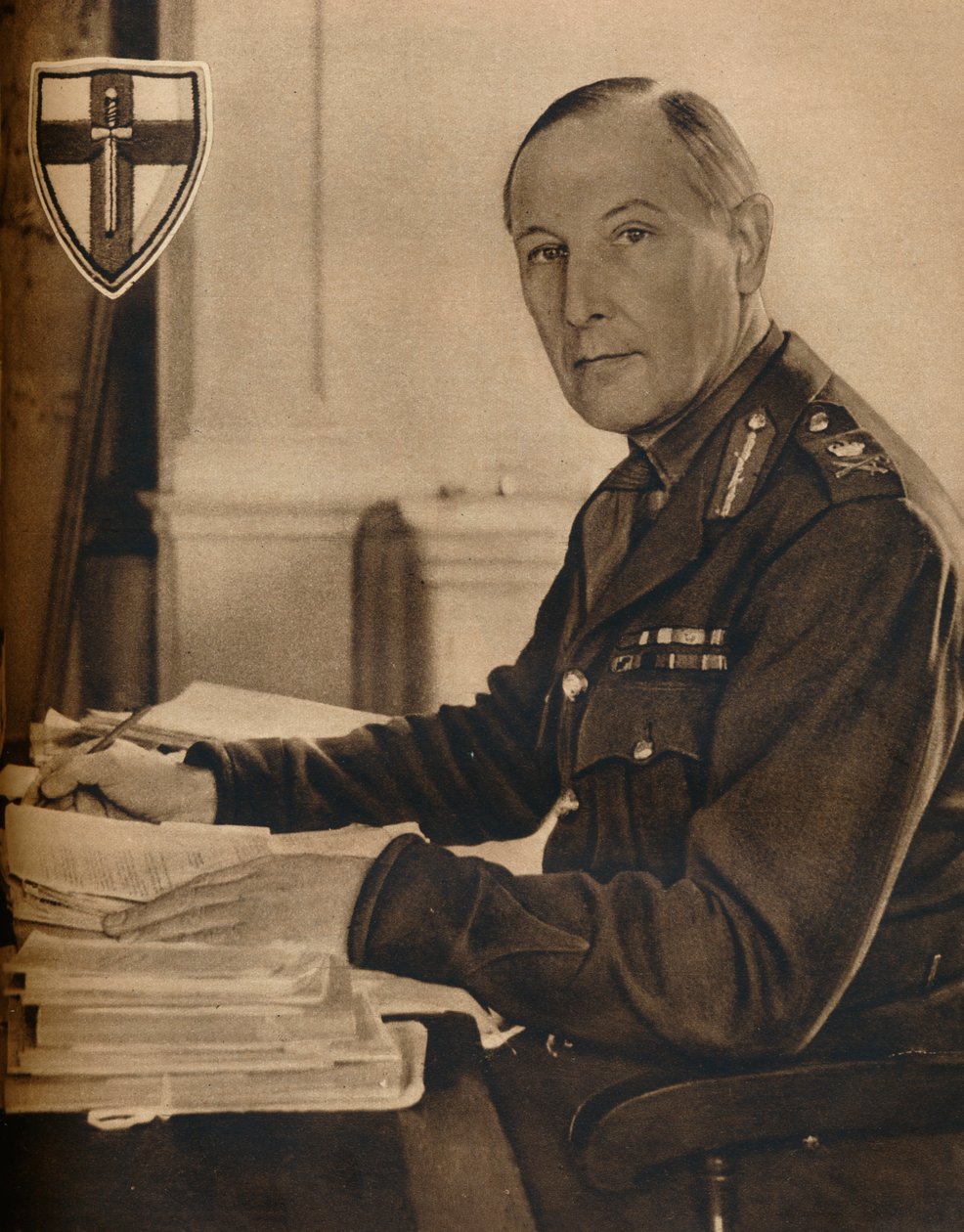 Ledare för Britains Crusaders, 1942 av Unbekannt