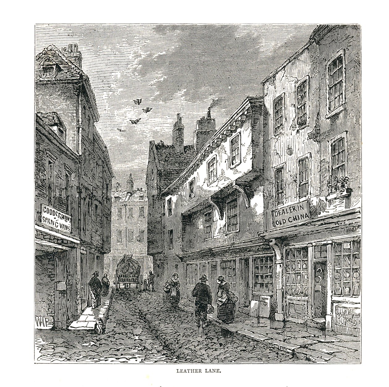 Leather Lane, 1878 av Unbekannt