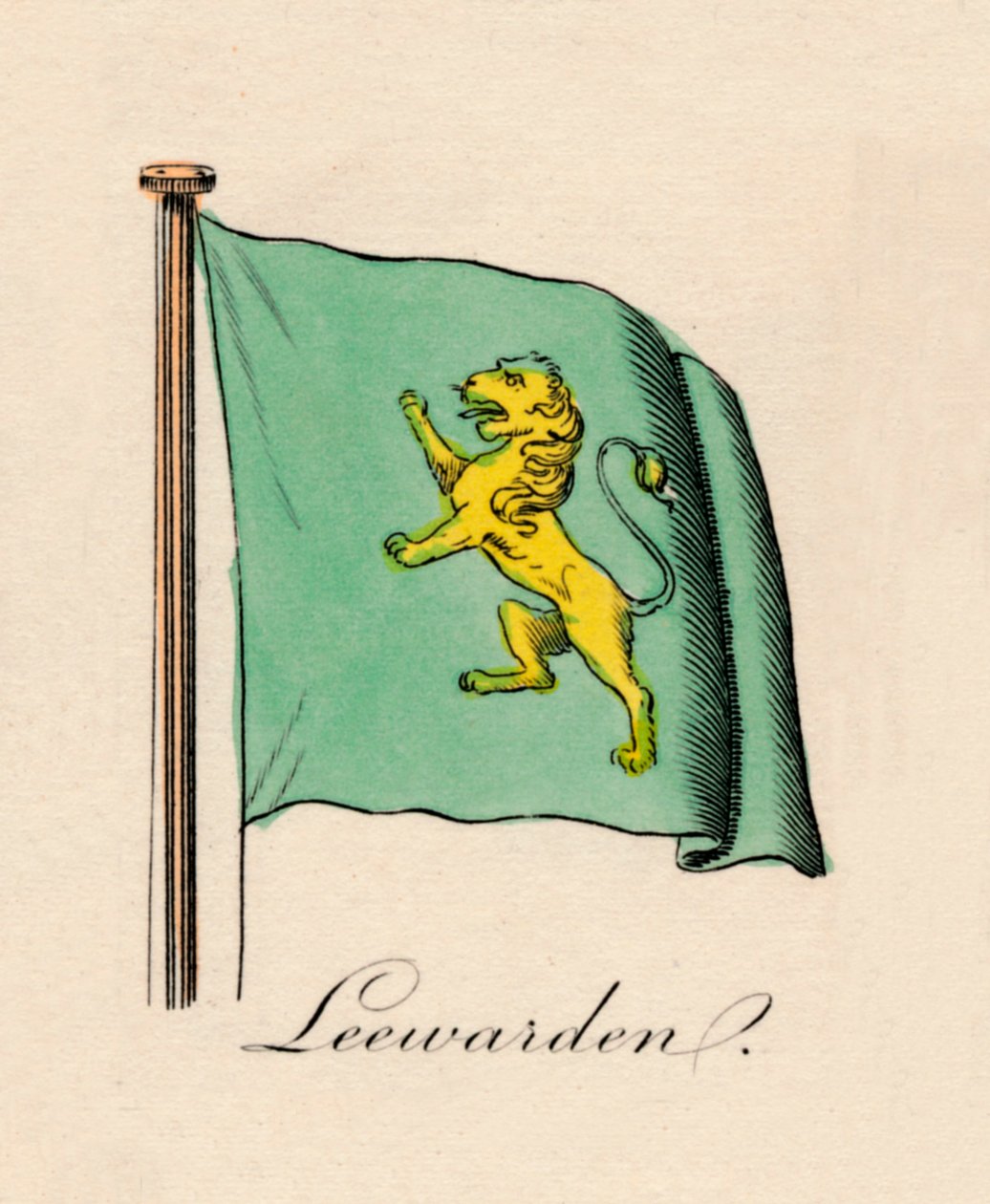 Leewarden, 1838 av Unbekannt