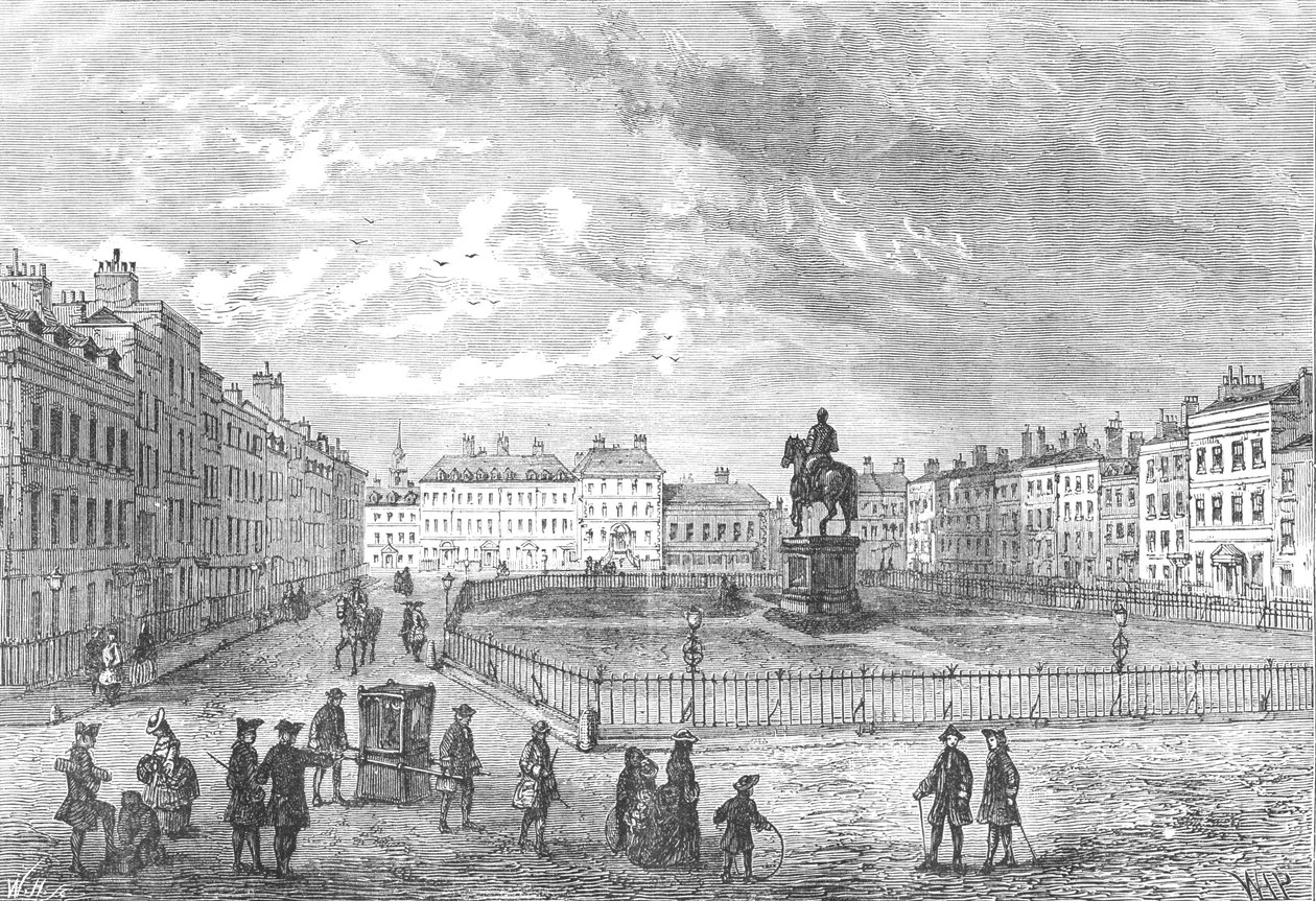 Leicester Square, c1750 1897 av Unbekannt