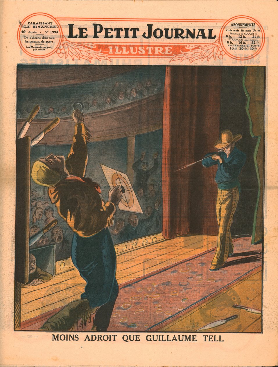 Mindre exakt än William Tell, 1929. av Unbekannt