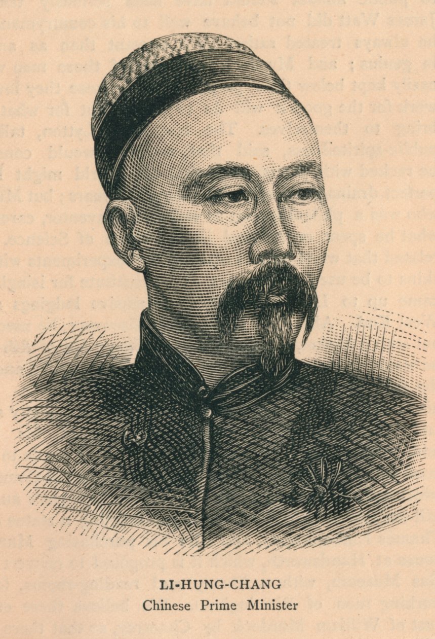 Li-Hung Chang, Kinas premiärminister, sent 1800-tal. av Unbekannt