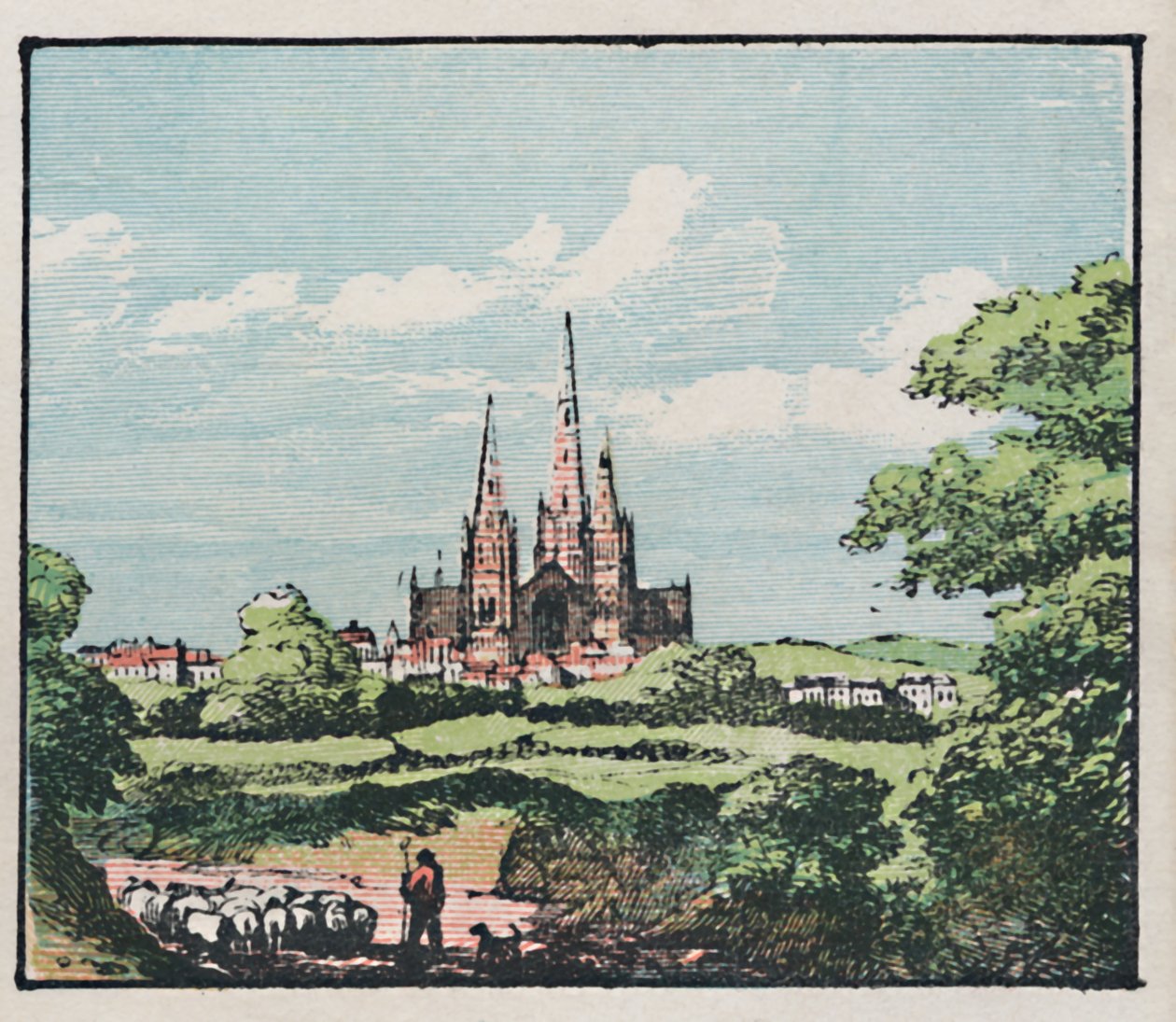 Lichfield, c1910. av Unbekannt