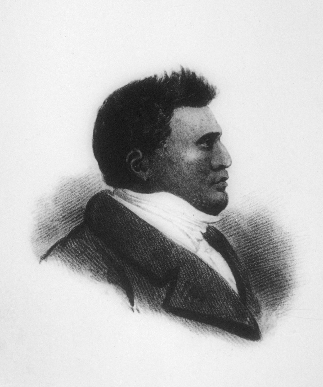 Liholiho, Kamehameha II, kung av Hawaii, 1800-talet av Unbekannt