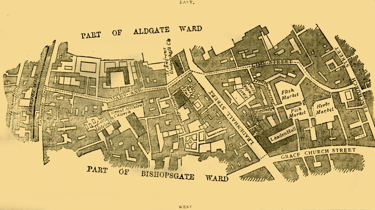 Lime Street Ward, c1872. av Unbekannt
