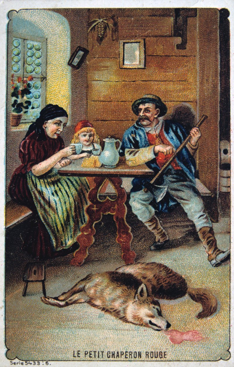 Rödluvan, 1800-talet av Unbekannt