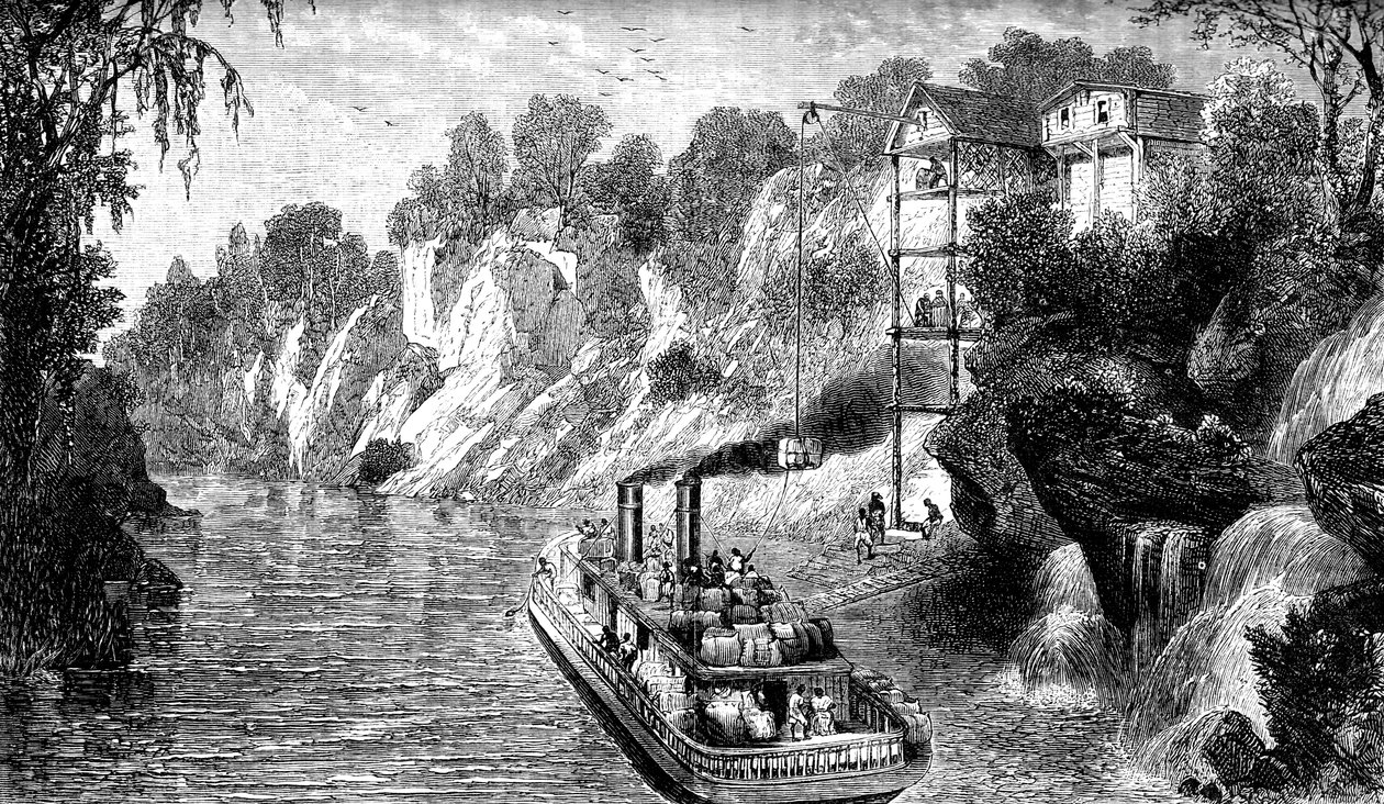 Laddar en bomullsångare, USA, c1880 av Unbekannt