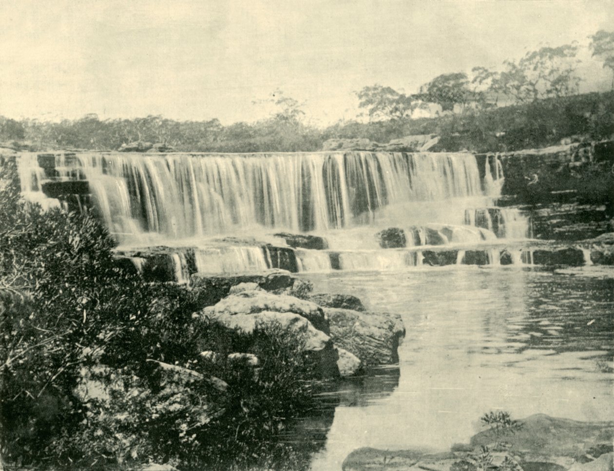 Loddon Falls, New South Wales, 1901. av Unbekannt