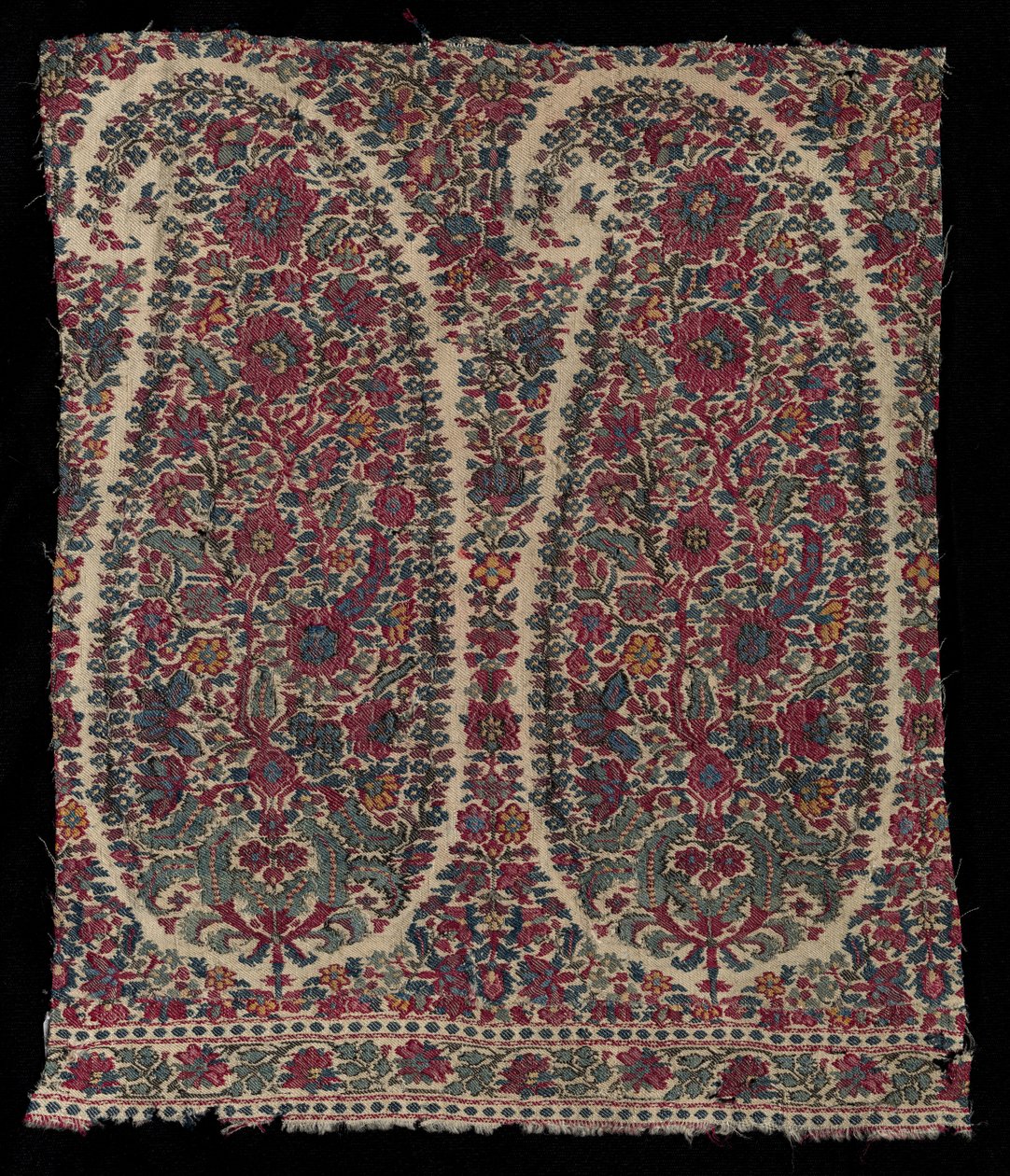 Långt sjalfragment, 1820-1825. av Unbekannt