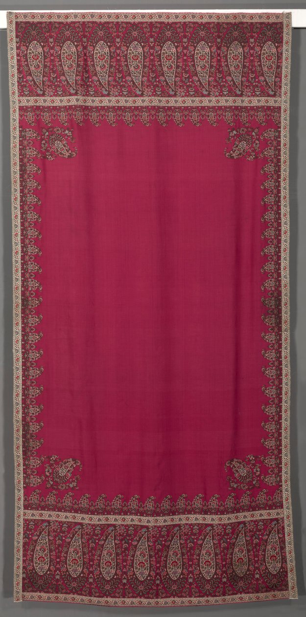 Lång sjal, ca. 1825. av Unbekannt