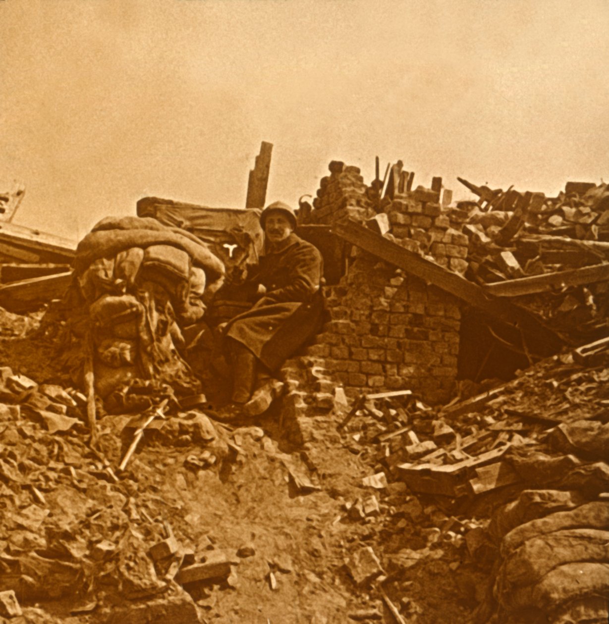 Utkik, c1914-c1918 av Unbekannt