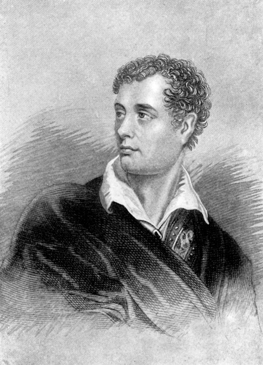 Lord Byron, angloskotsk poet, 1912 av Unbekannt
