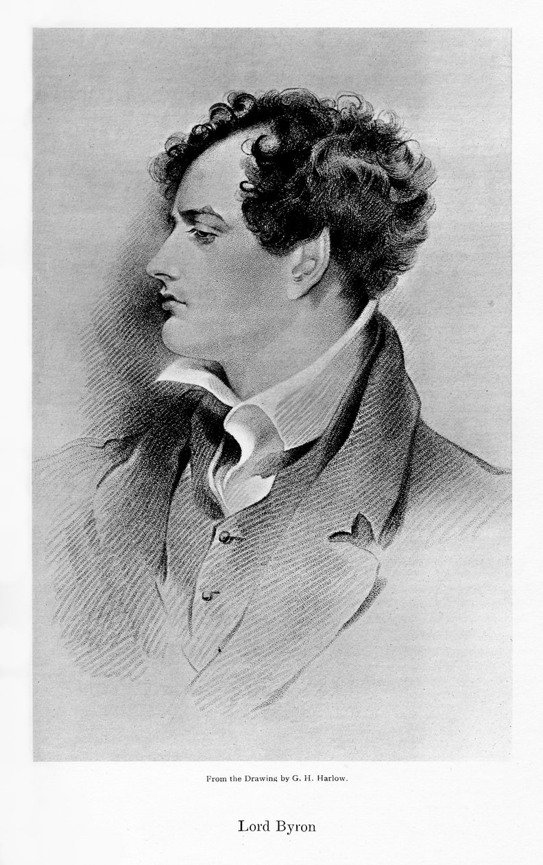Lord Byron, angloskotsk poet, 1800-talet av Unbekannt