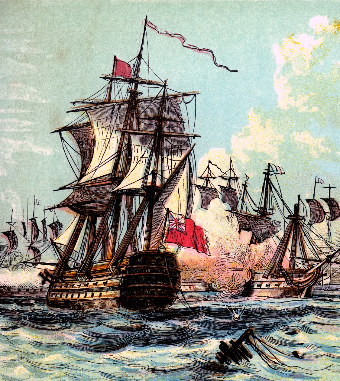 Lord Howes Victory, 1794 c1850-talet av Unbekannt