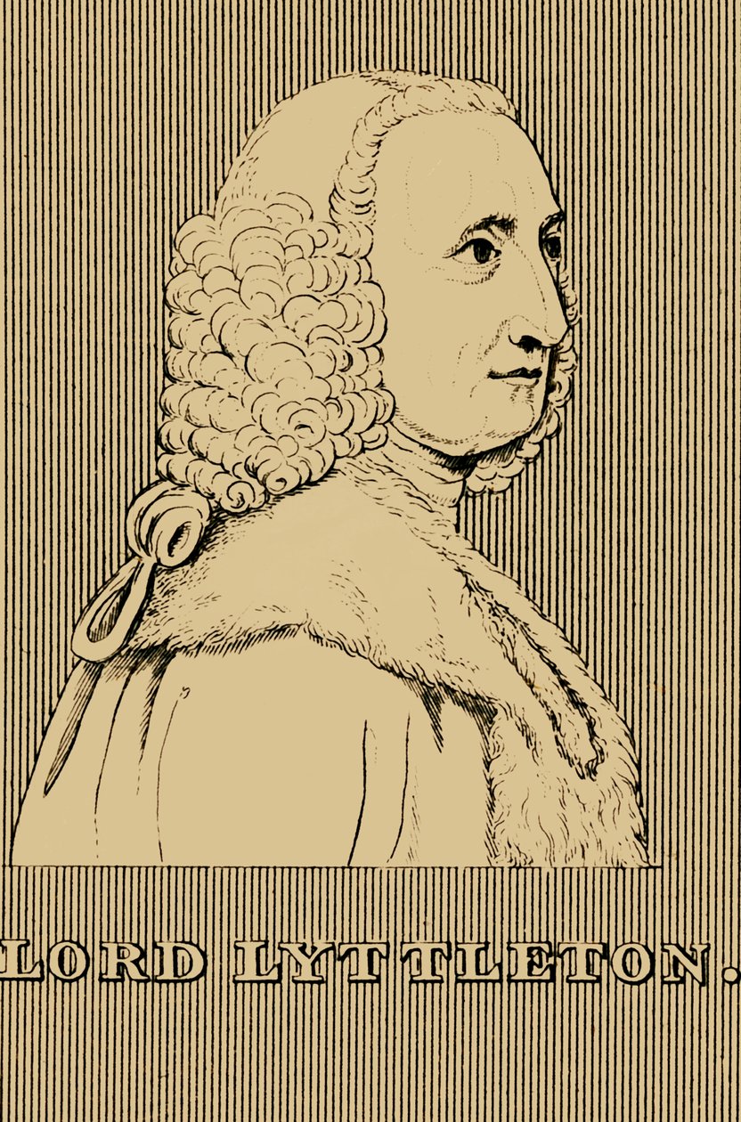 Lord Lyttleton, 1709-1773, 1830. av Unbekannt