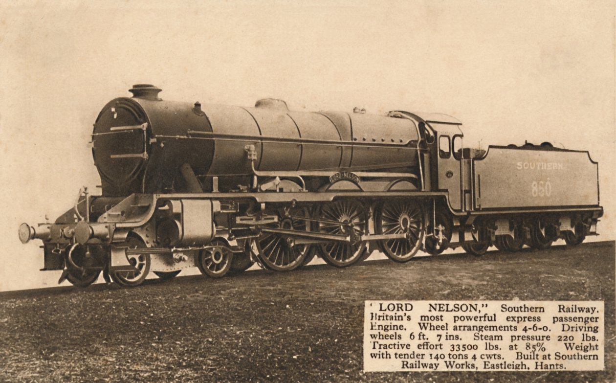 Lord Nelson, Southern Railway, c1930. av Unbekannt