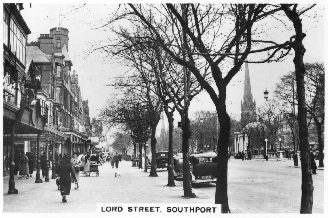 Lord Street, Southport, 1937 av Unbekannt