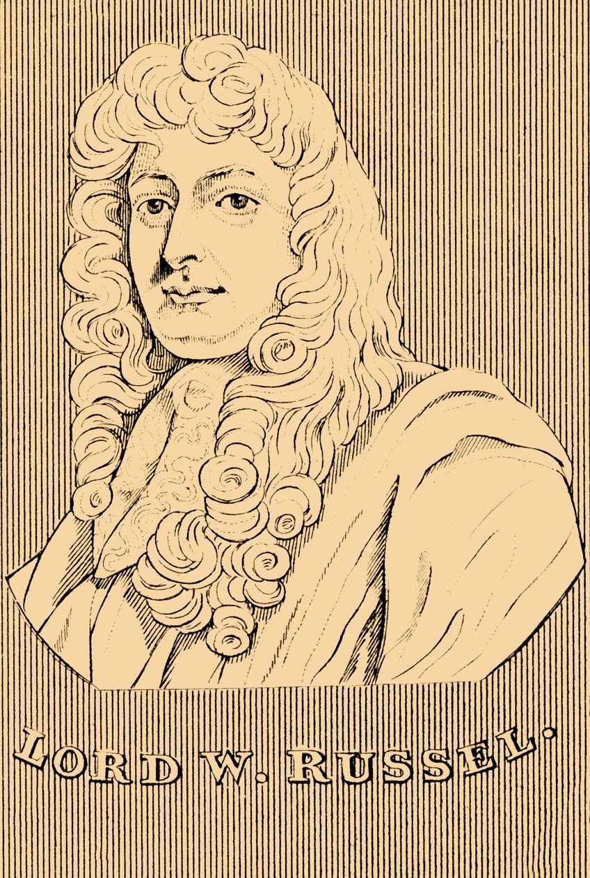 Lord W. Russel, 1639-1683, 1830. av Unbekannt