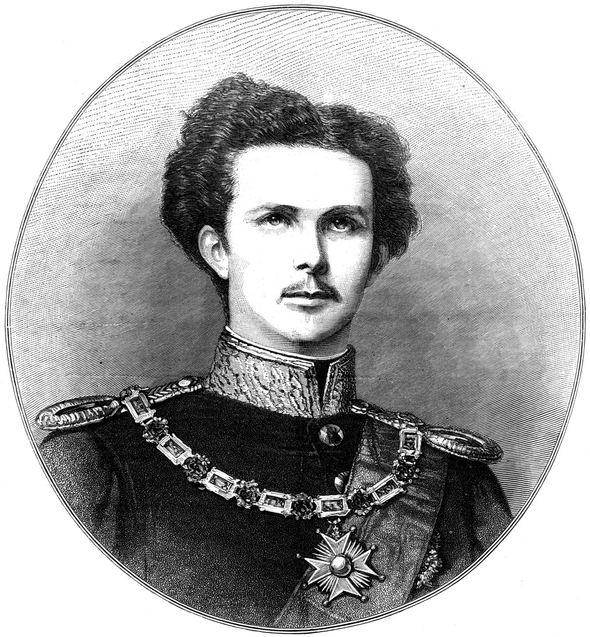 Ludvig II, kung av bayern, 1800-talet av Unbekannt