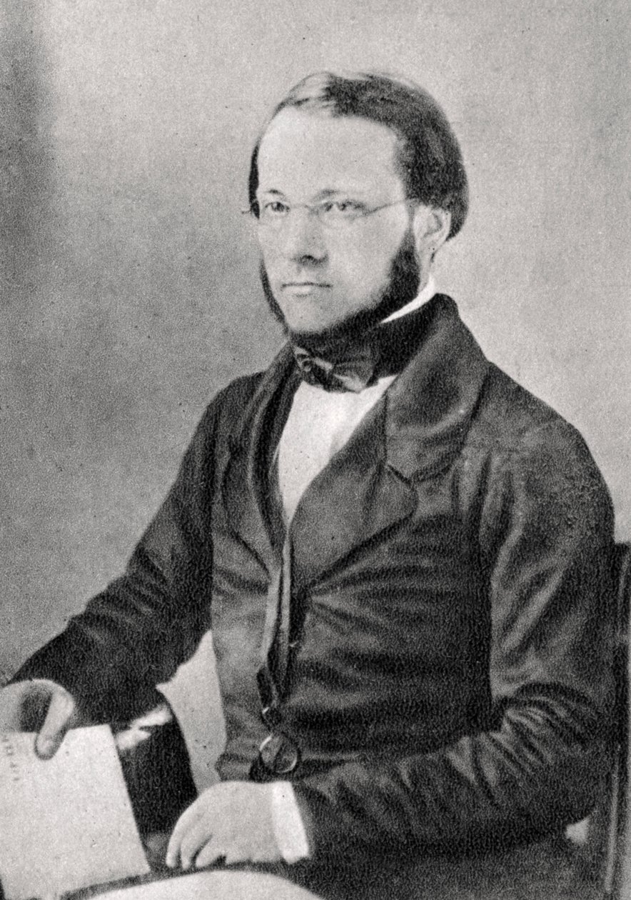 Louis Pasteur, fransk kemist och mikrobiolog, 1852 av Unbekannt