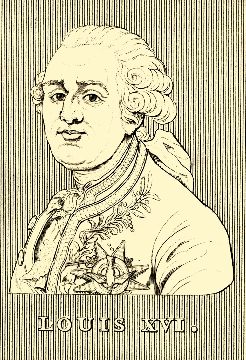 Ludvig XVI, 1754-1793, 1830. av Unbekannt