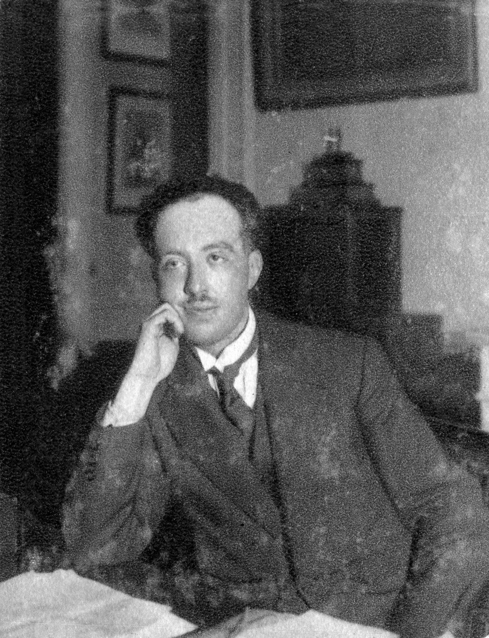 Louis de Broglie, fransk fysiker, 1933 av Unbekannt