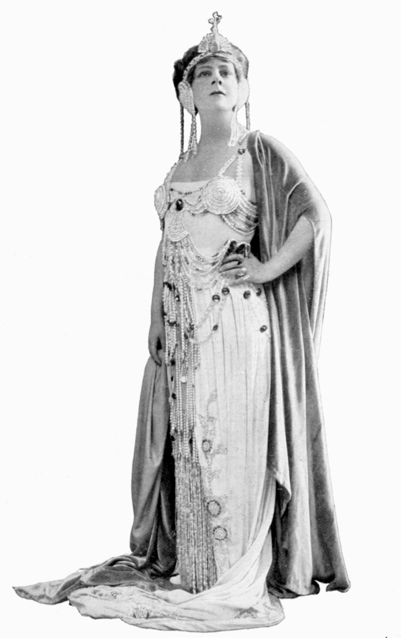 Louise Edvina 1880-1940, kanadensisk sopran, c1911 av Unbekannt