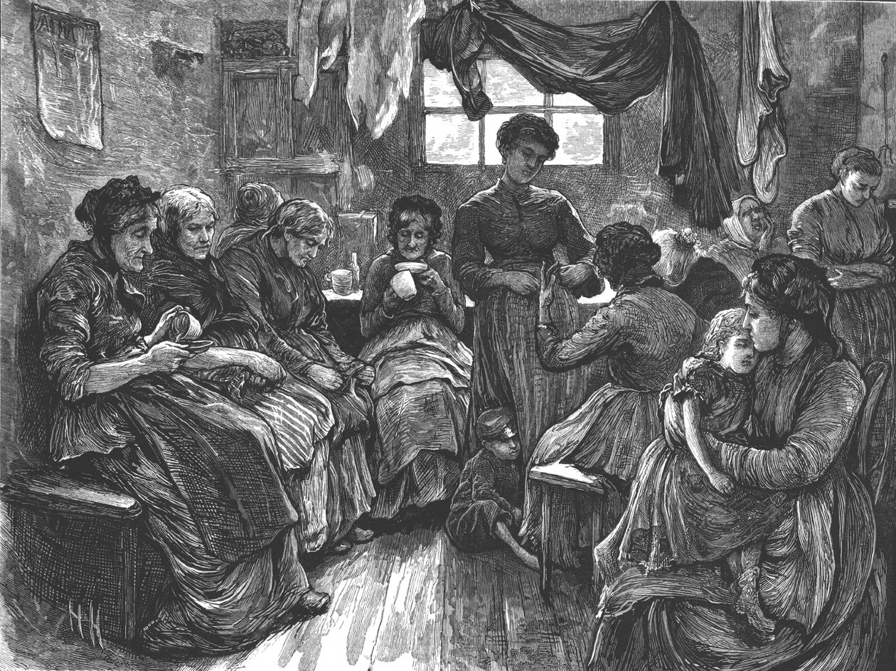 Low Lodging House, St. Giless, 1872 av Unbekannt
